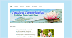 Desktop Screenshot of consciouscommunication.info